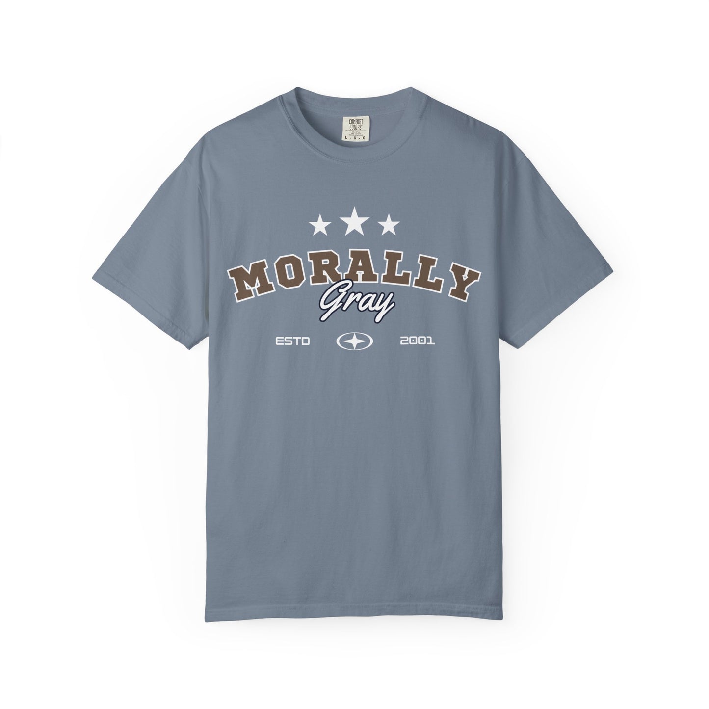Morally Gray Graphic T-Shirt — Vintage Collegiate Design