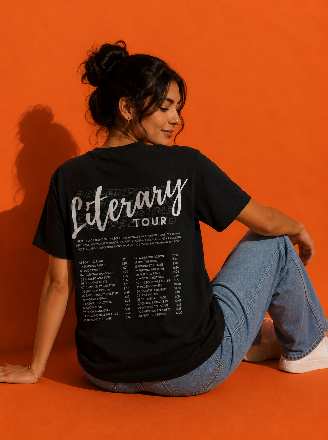 Literary Tour T-Shirt — Book Lover Vintage Tour Tee