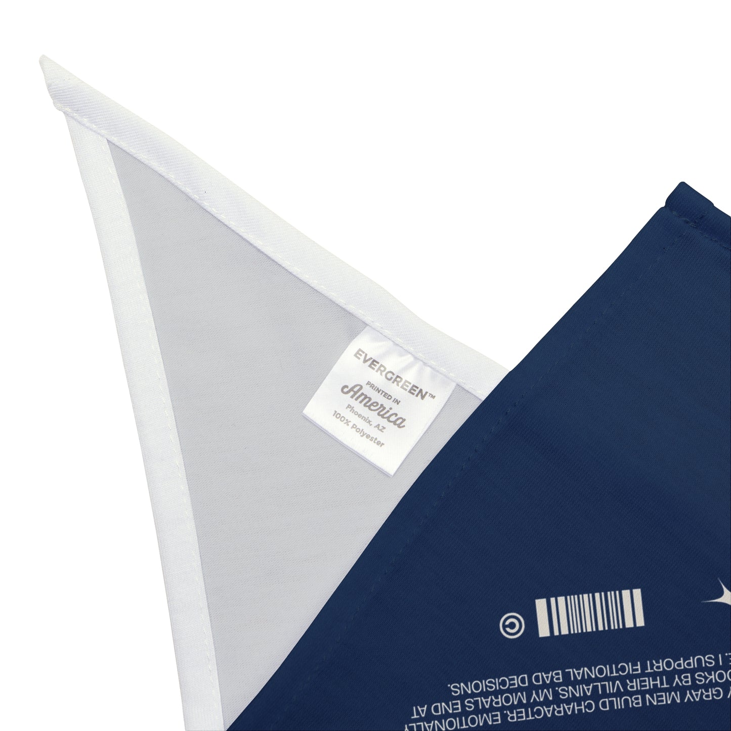 Morally Gray Pet Bandana — Graphic Pet Scarf with 'Morally Gray' Typography