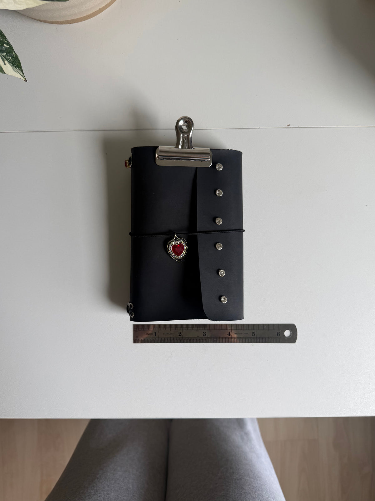 You Shine A6 Studded Leather Journal