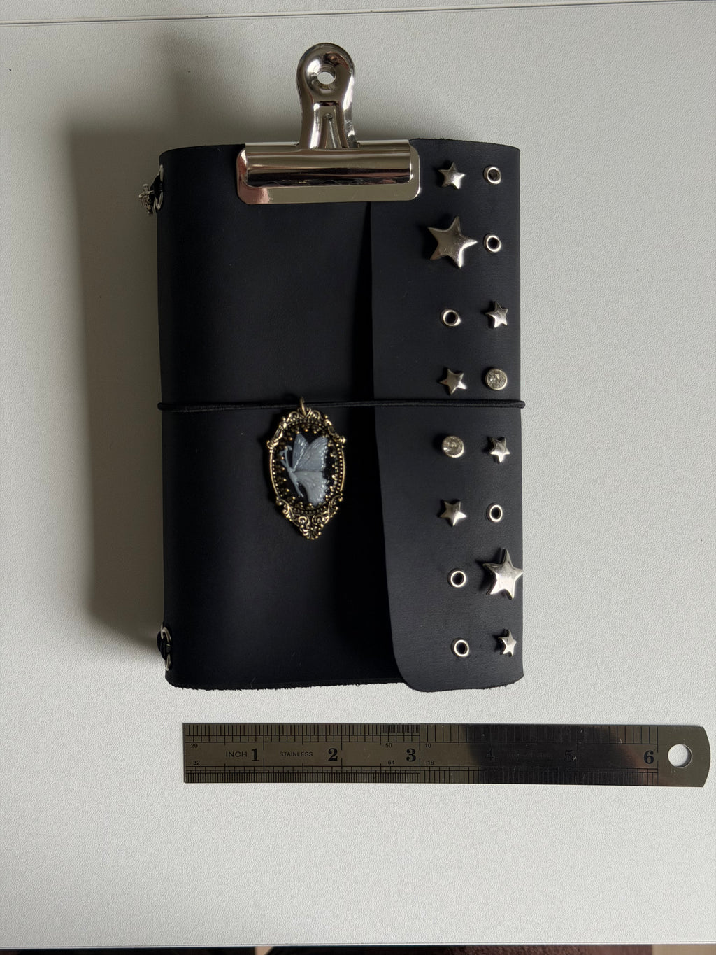 Star Struck A6 Studded Leather Journal