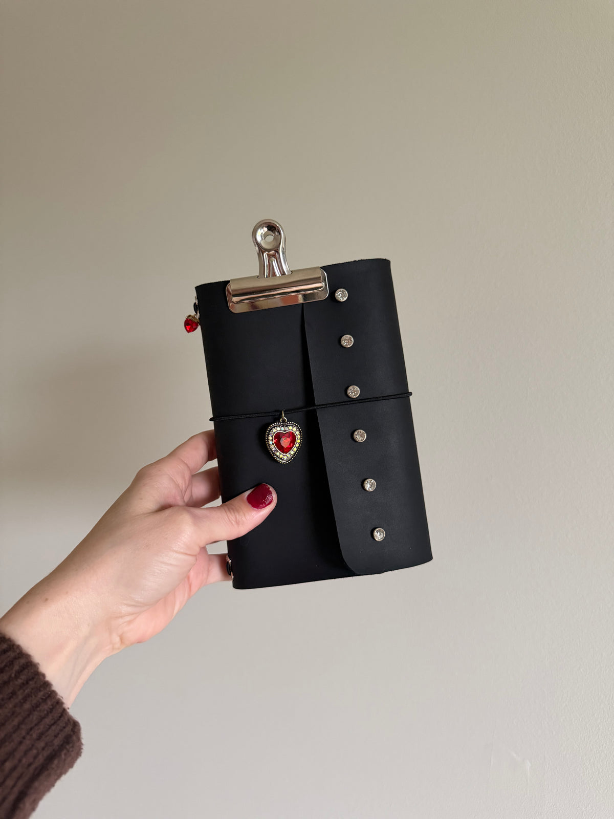 You Shine A6 Studded Leather Journal