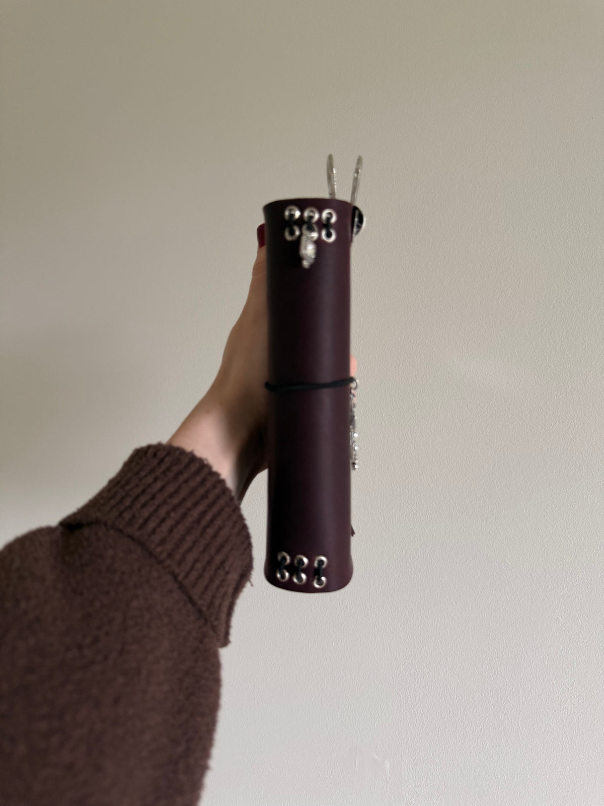 Trust The Process A6 Studded Leather Journal