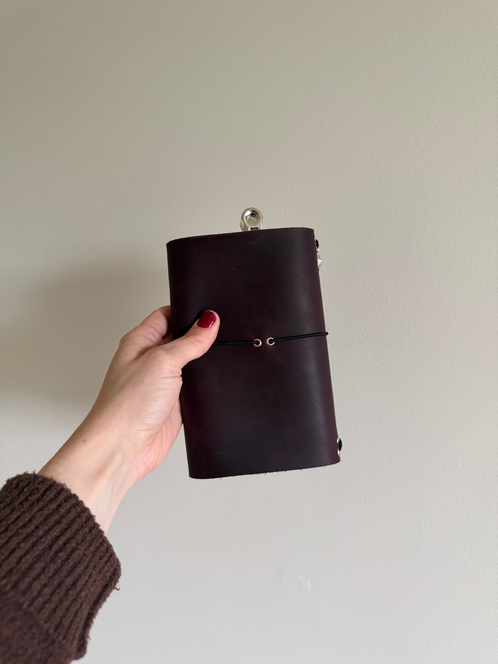 Trust The Process A6 Studded Leather Journal