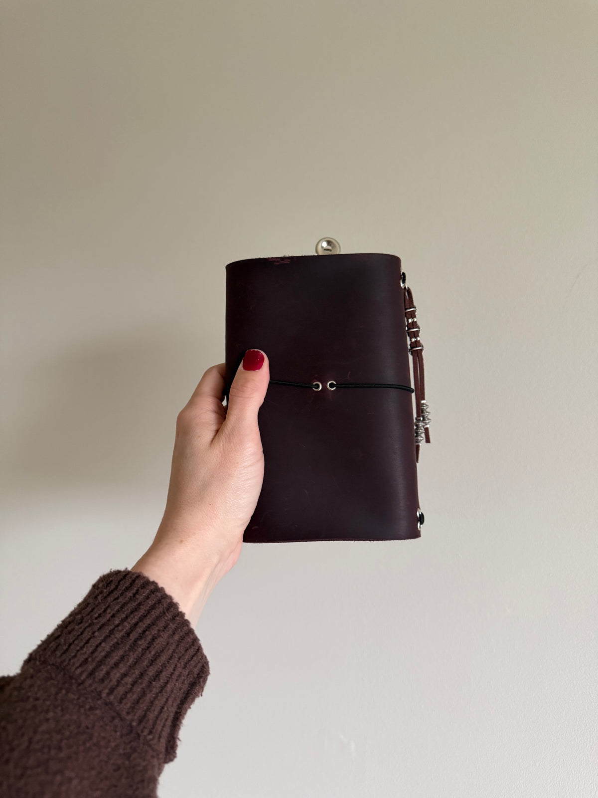 Somewhere Out West A6 Studded Leather Journal