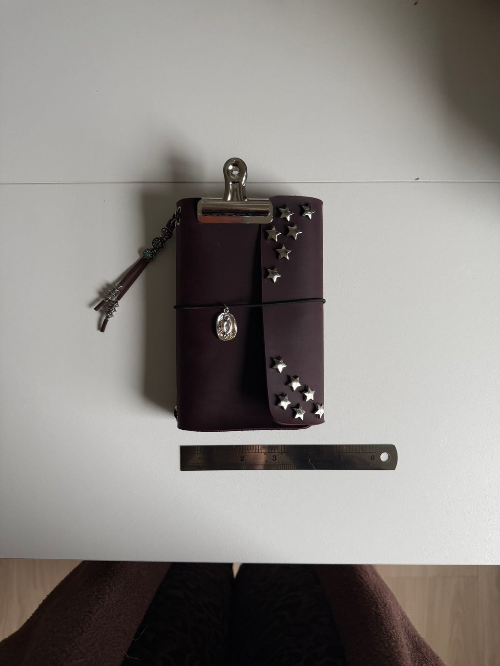 Somewhere Out West A6 Studded Leather Journal