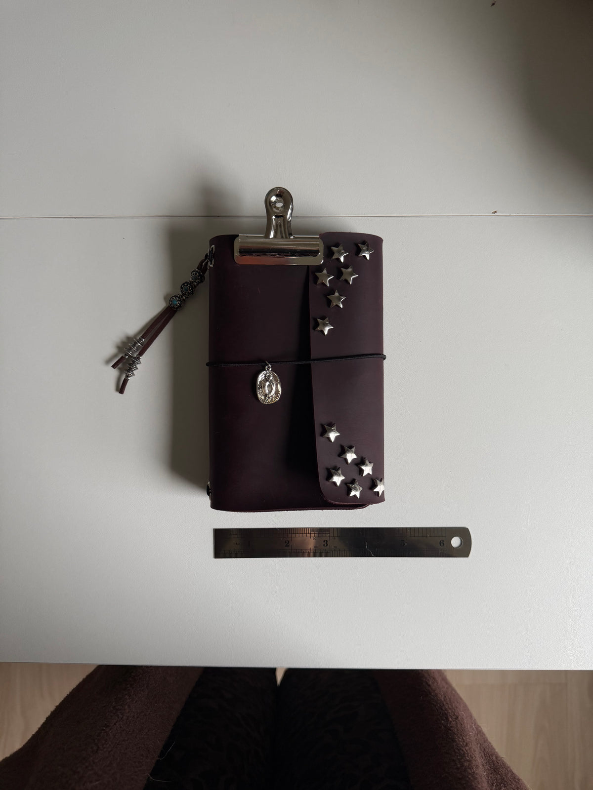 Somewhere Out West A6 Studded Leather Journal