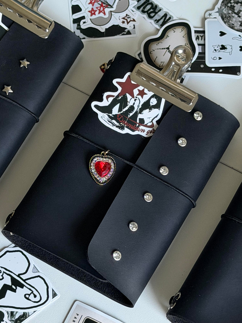 You Shine A6 Studded Leather Journal