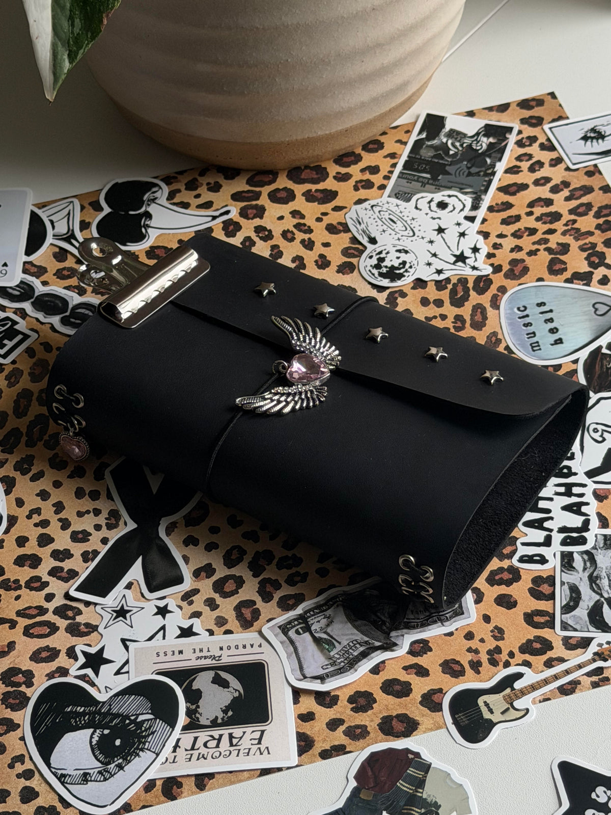 You’re a Star A6 Studded Leather Journal