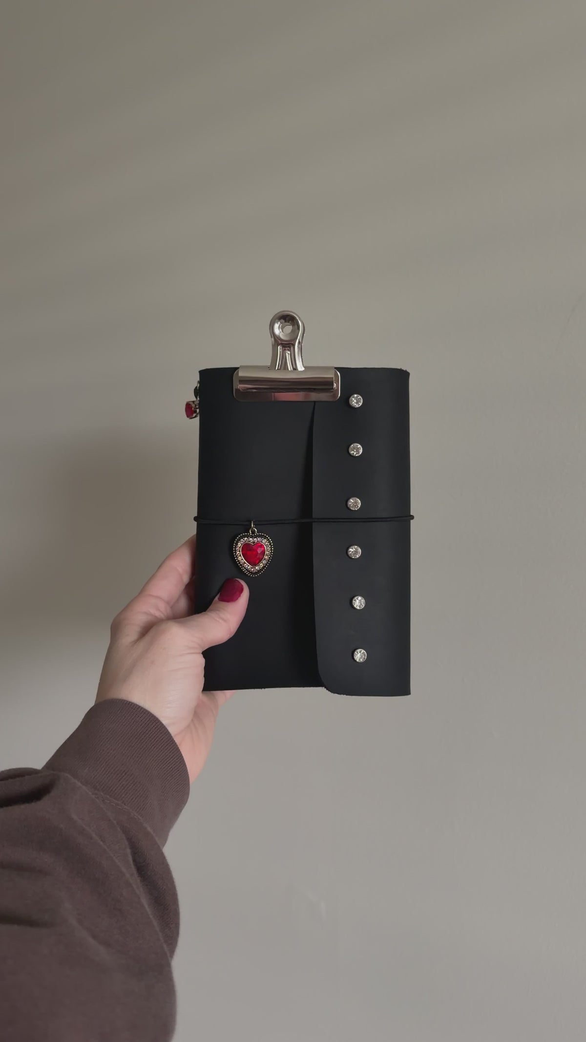 You Shine A6 Studded Leather Journal